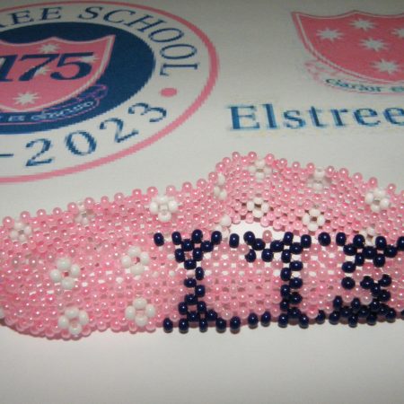 Elstree School Colours Beaded Bracelet