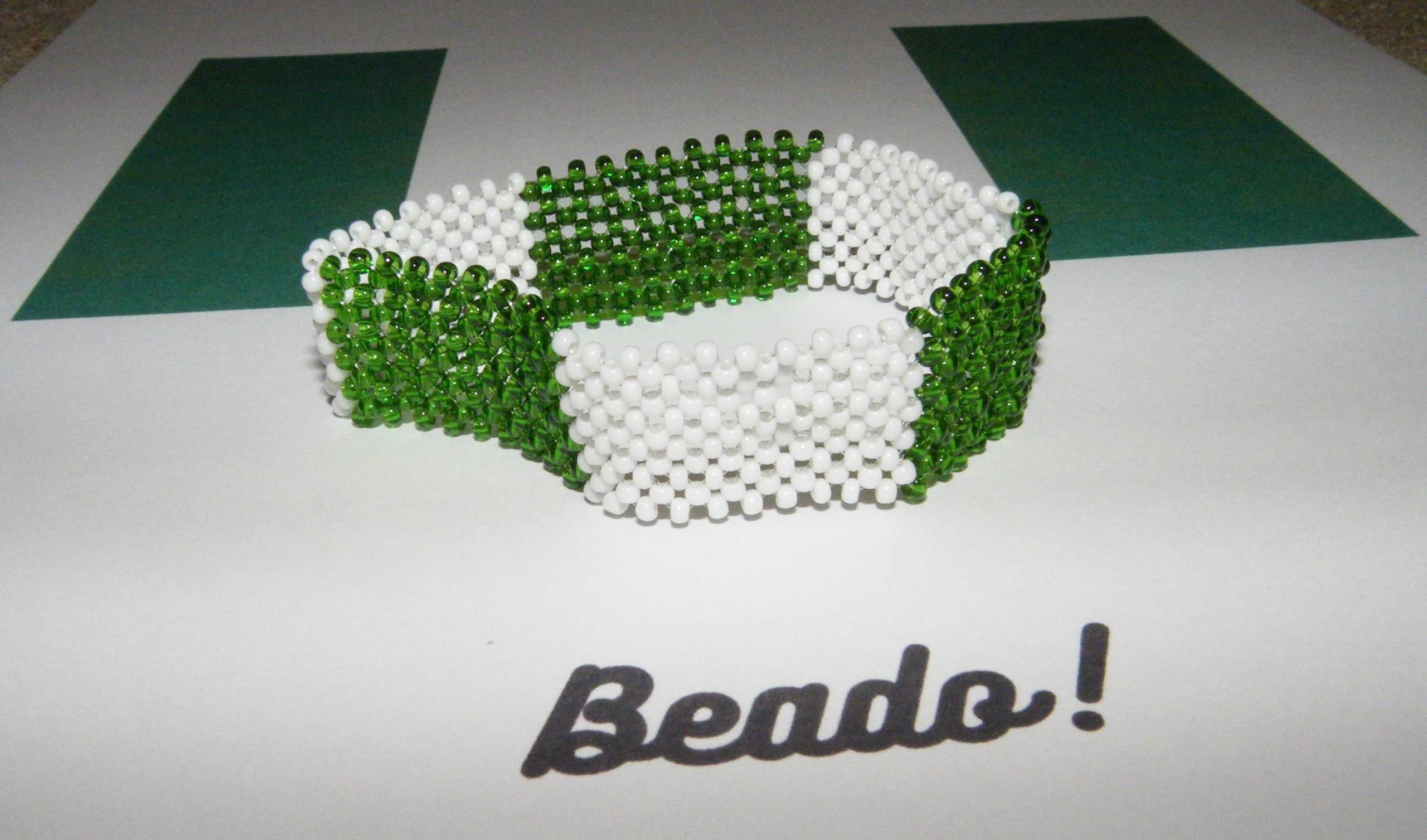 Nigeria Nigerian Beaded Flag Bracelet